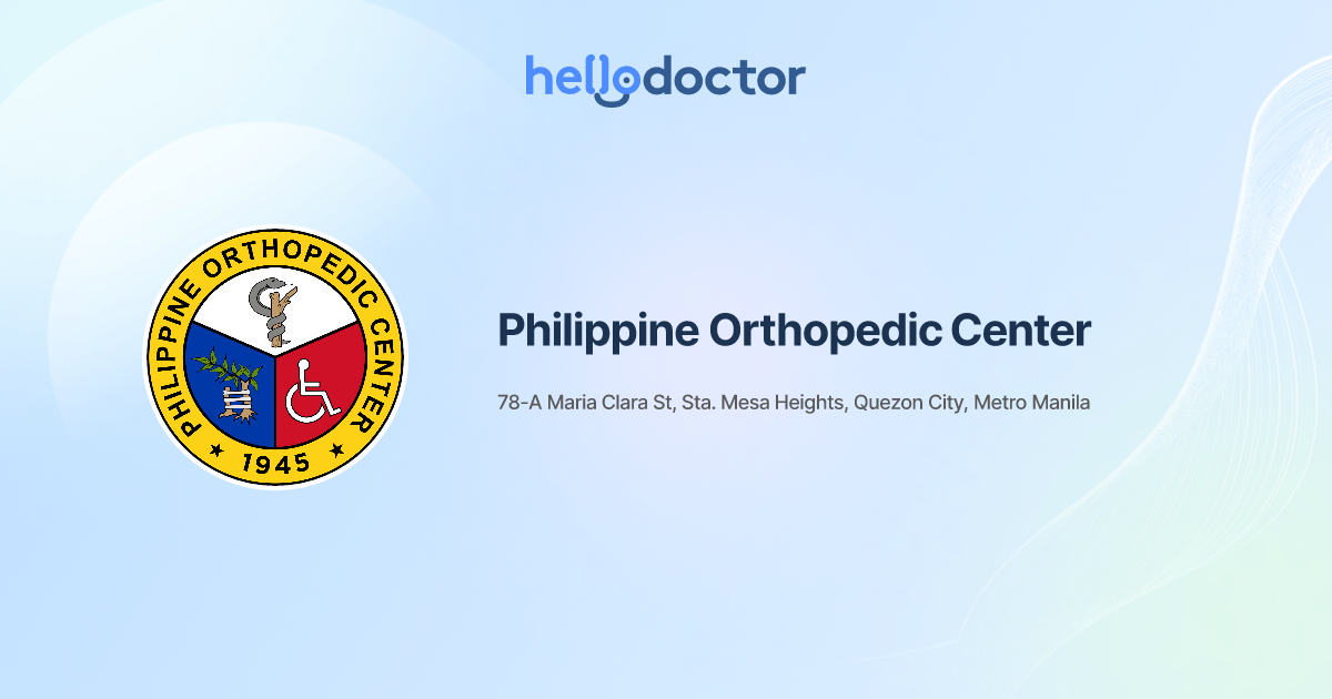 Philippine Orthopedic Center