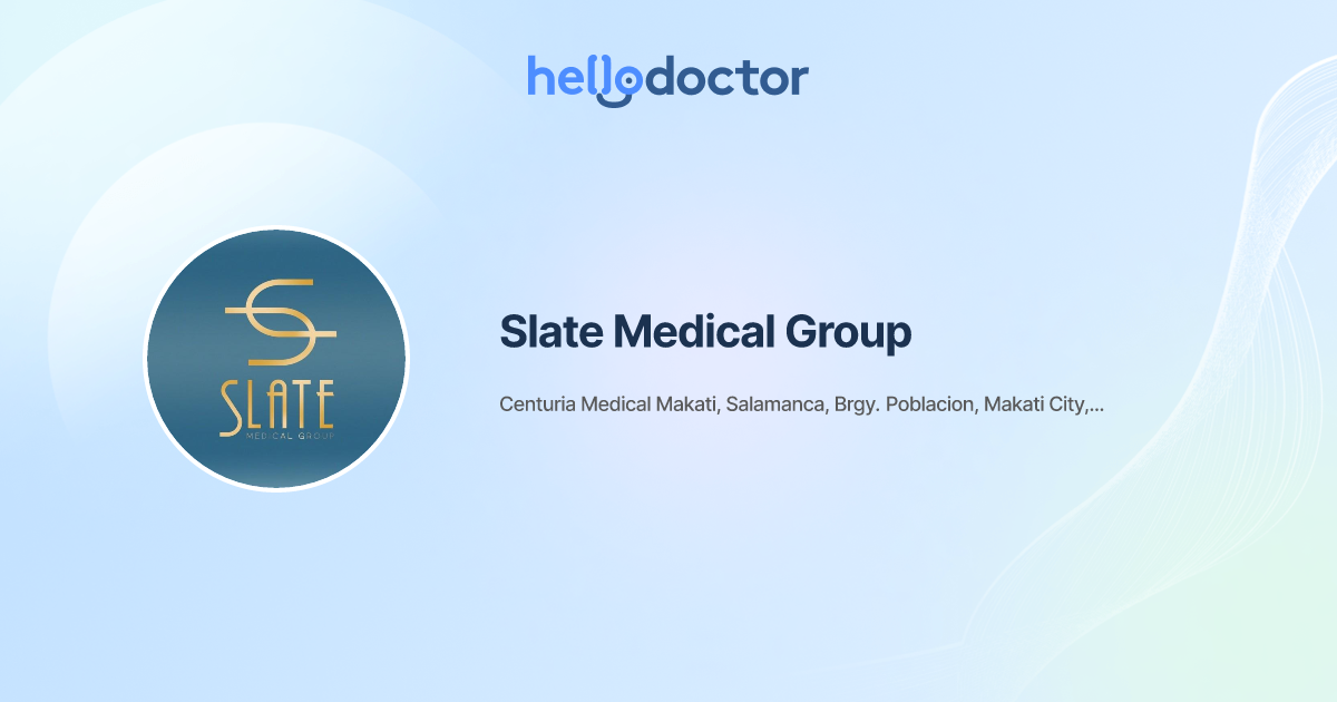 Slate Medical Group